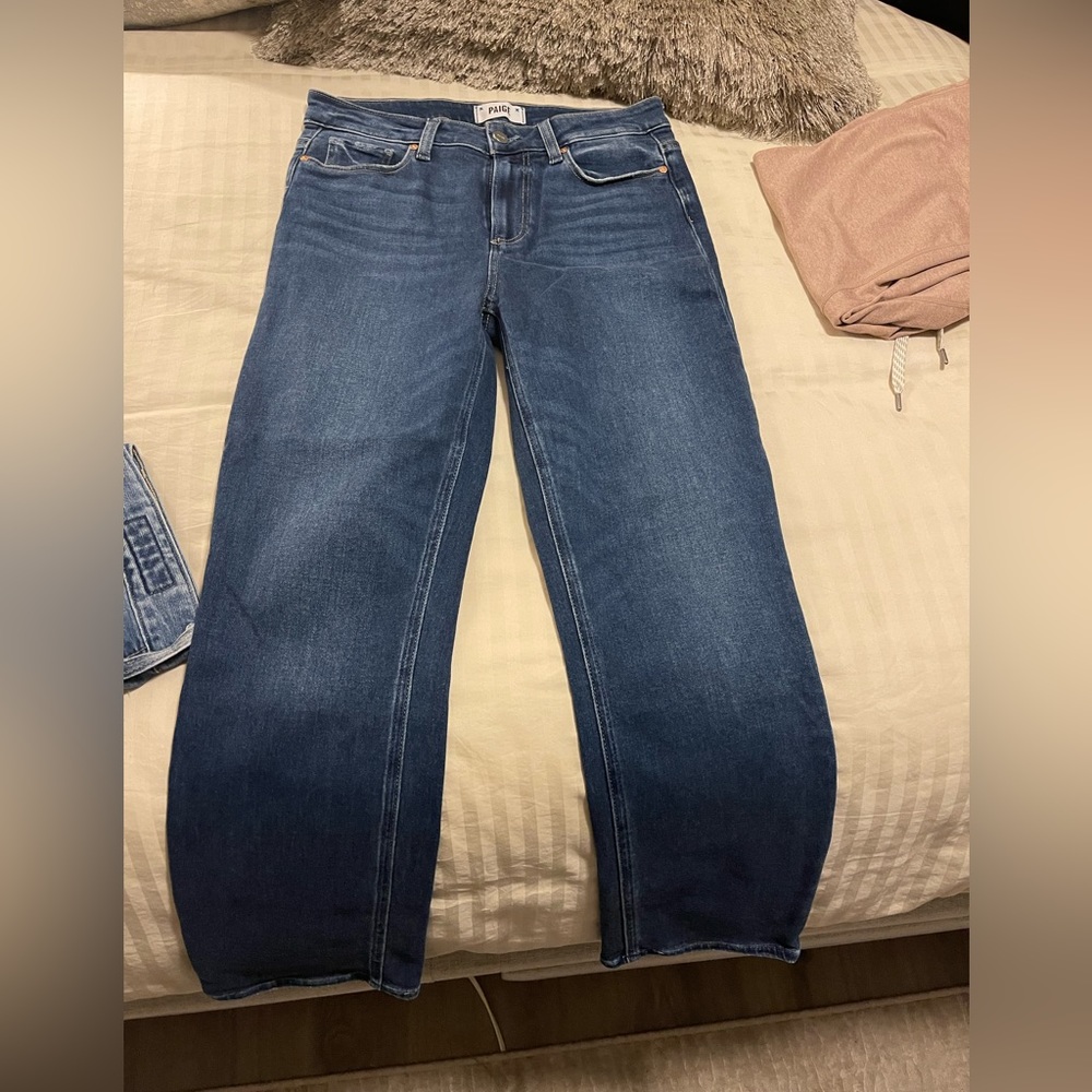 Paige high rise size 28 Cindy Crop